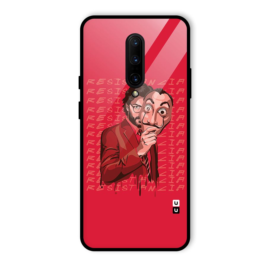 Resistancia Professor Art Glass Back Case for OnePlus 7 Pro