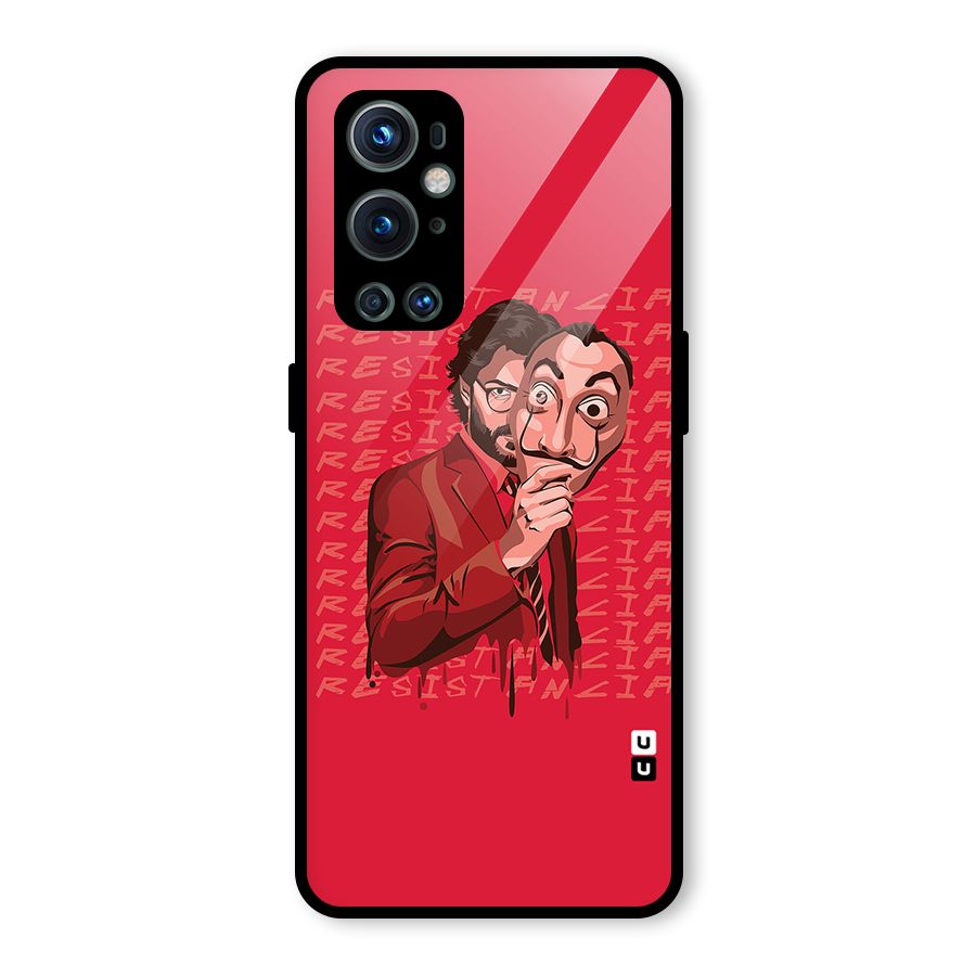 Resistancia Professor Art Glass Back Case for OnePlus 9 Pro