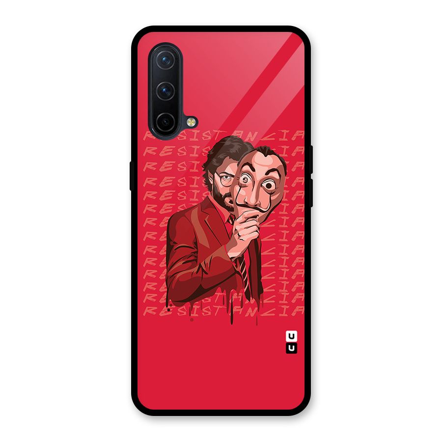 Resistancia Professor Art Glass Back Case for OnePlus Nord CE 5G