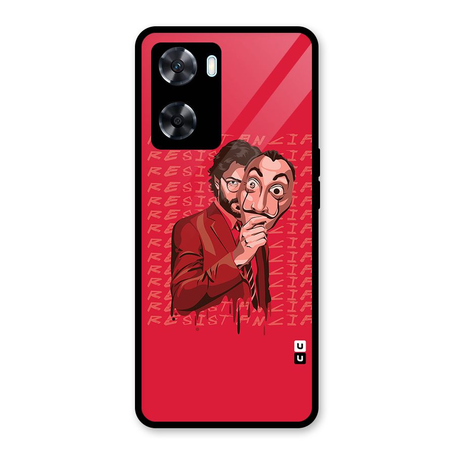 Resistancia Professor Art Glass Back Case for Oppo A77