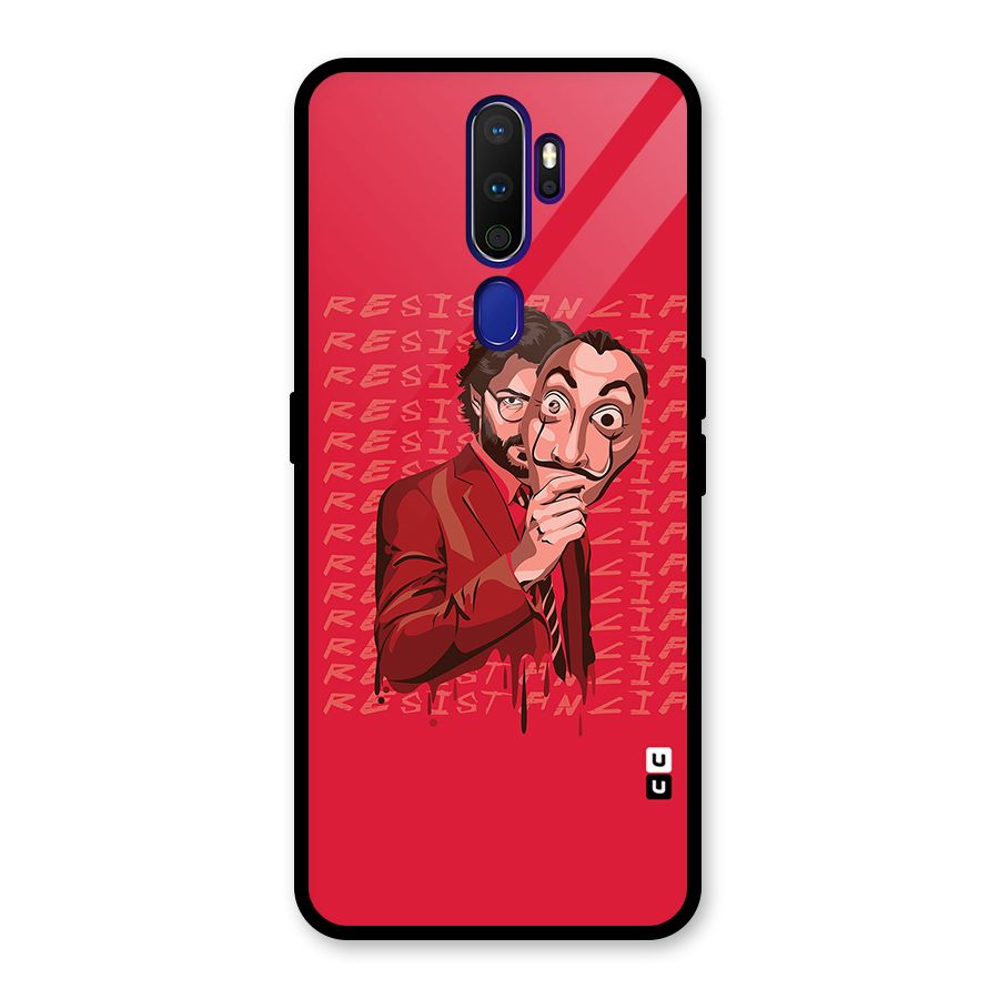 Resistancia Professor Art Glass Back Case for Oppo A9 (2020)