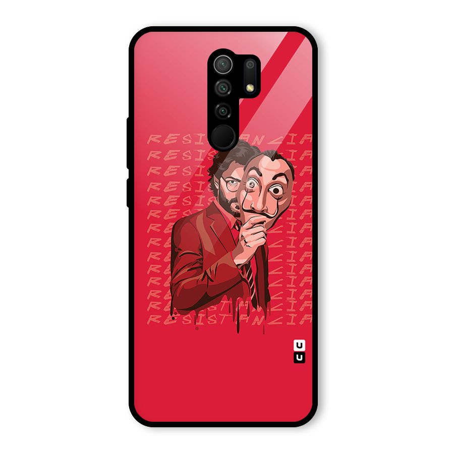 Resistancia Professor Art Glass Back Case for Poco M2