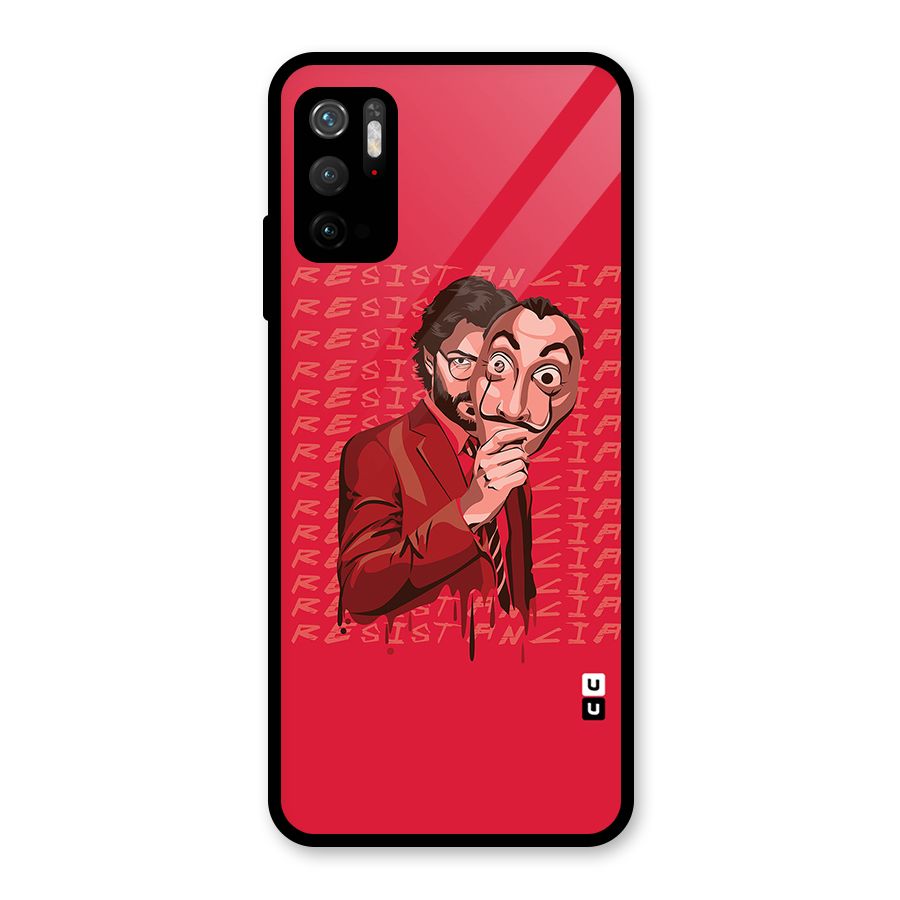 Resistancia Professor Art Glass Back Case for Poco M3 Pro 5G
