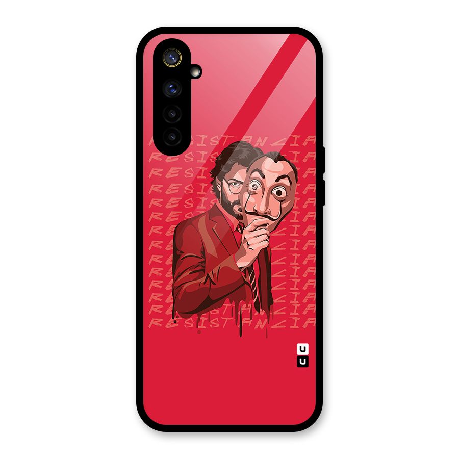 Resistancia Professor Art Glass Back Case for Realme 6