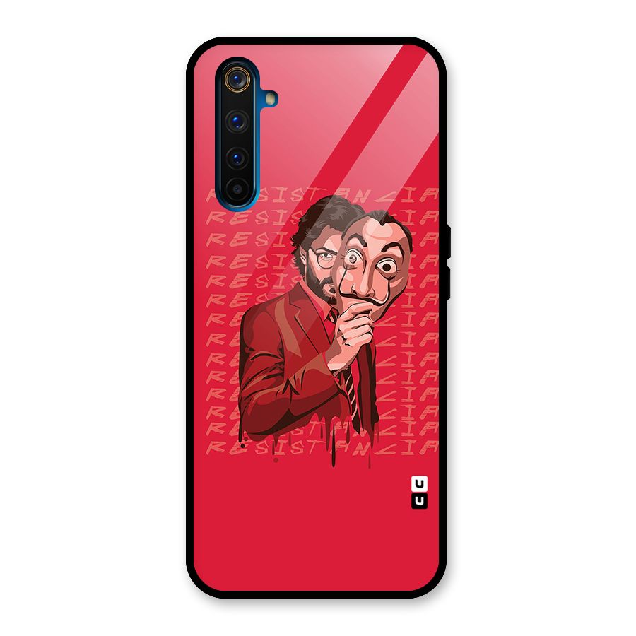Resistancia Professor Art Glass Back Case for Realme 6 Pro