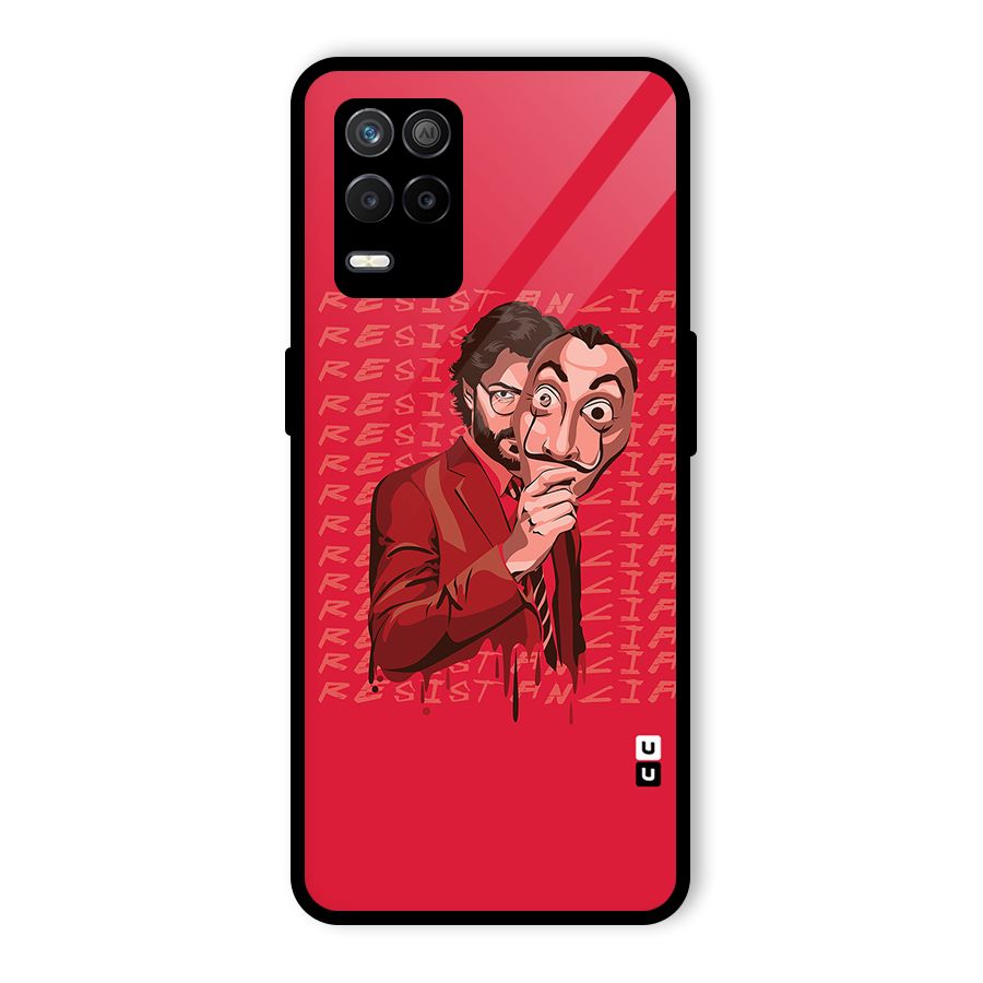 Resistancia Professor Art Glass Back Case for Realme 8 5G