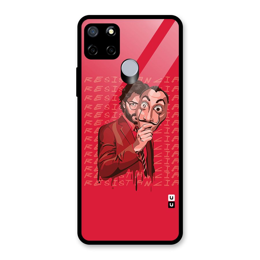 Resistancia Professor Art Glass Back Case for Realme C15