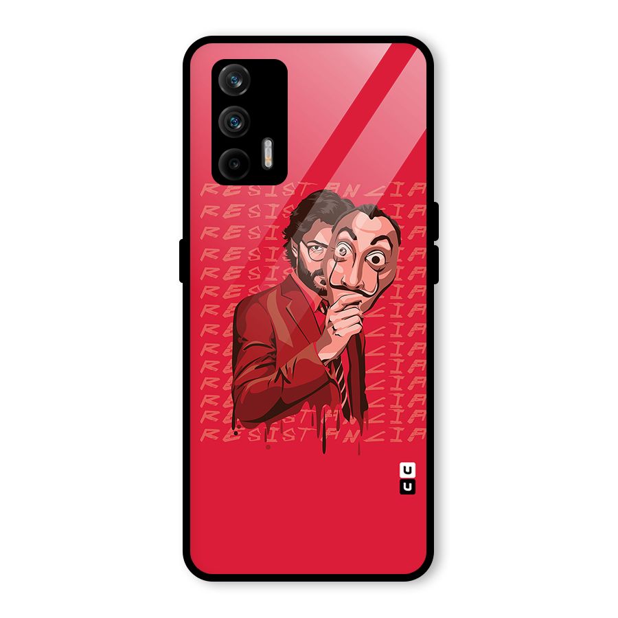 Resistancia Professor Art Glass Back Case for Realme GT 5G