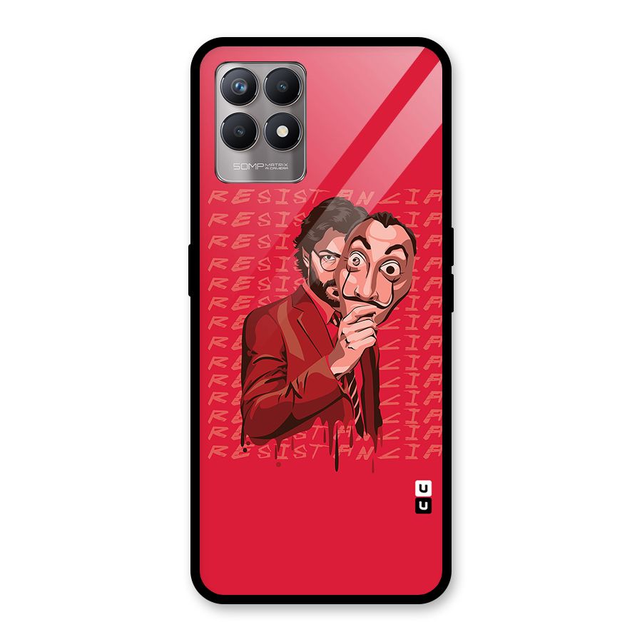 Resistancia Professor Art Glass Back Case for Realme Narzo 50