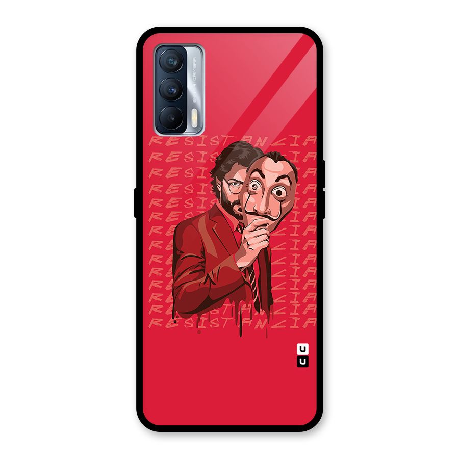 Resistancia Professor Art Glass Back Case for Realme X7