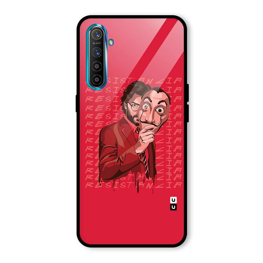 Resistancia Professor Art Glass Back Case for Realme XT