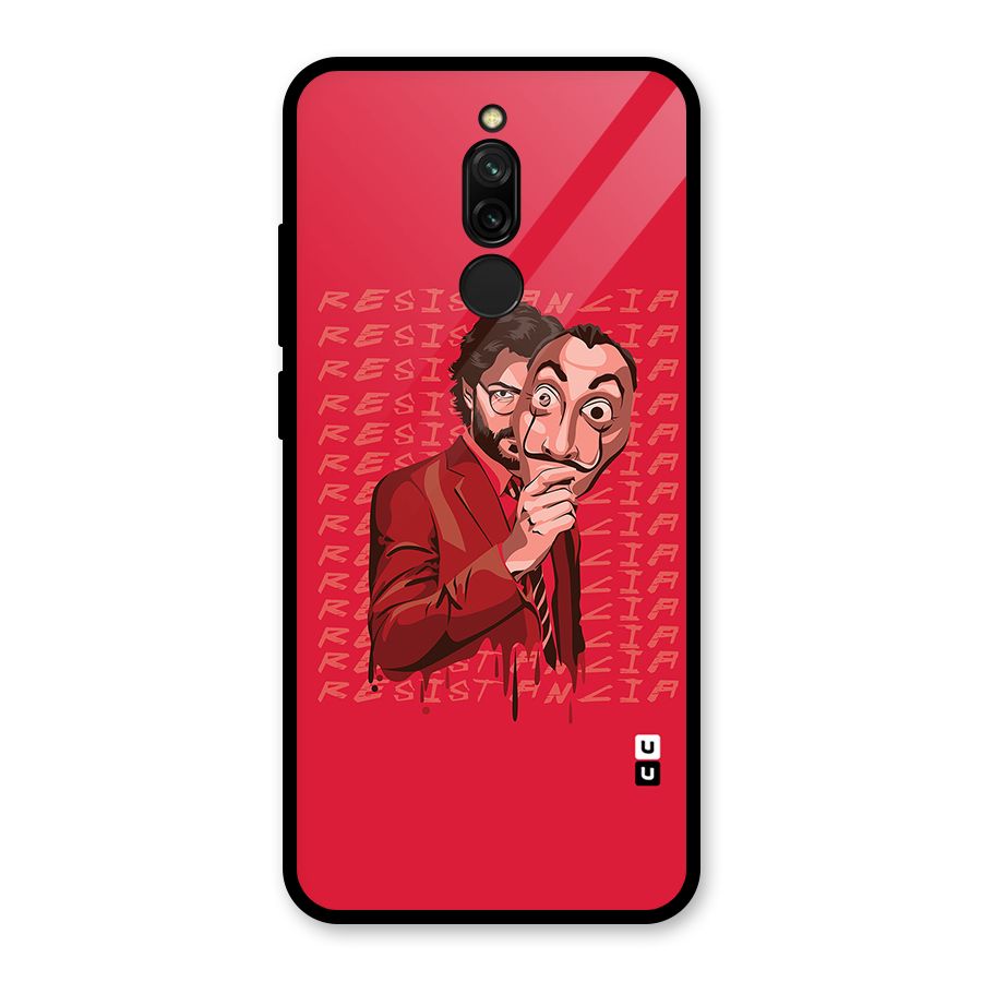 Resistancia Professor Art Glass Back Case for Redmi 8