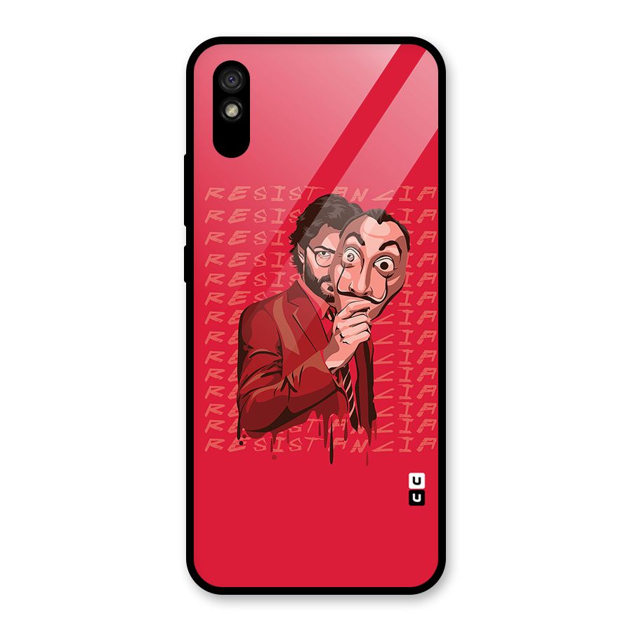 Resistancia Professor Art Glass Back Case for Redmi 9i