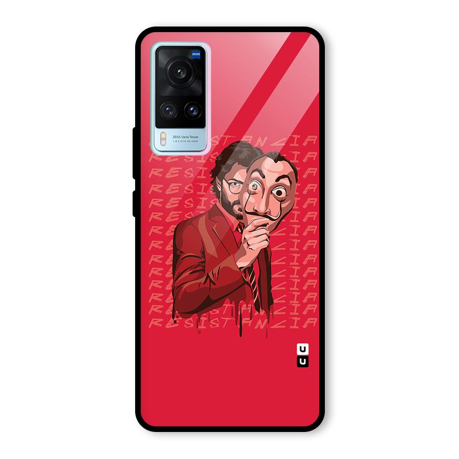 Resistancia Professor Art Glass Back Case for Vivo X60