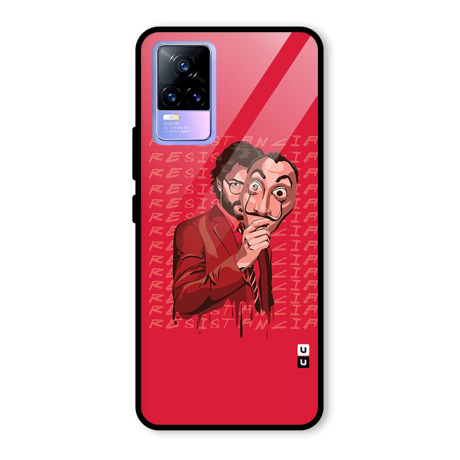 Resistancia Professor Art Glass Back Case for Vivo Y73