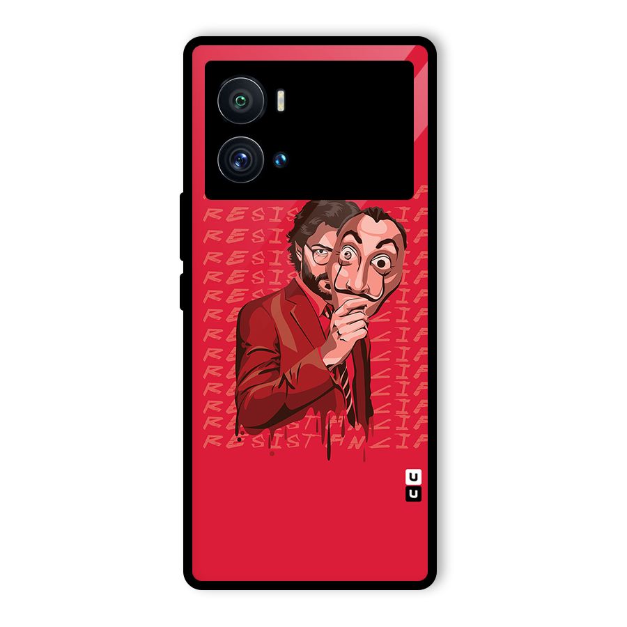 Resistancia Professor Art Glass Back Case for Vivo iQOO 9 Pro