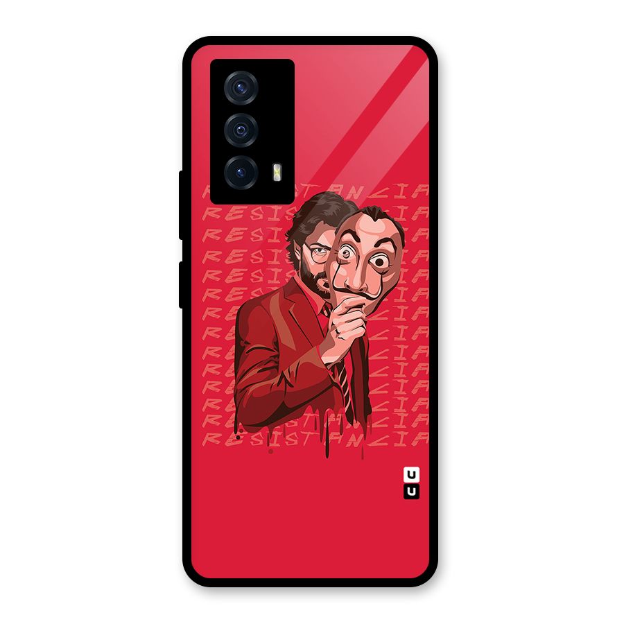 Resistancia Professor Art Glass Back Case for Vivo iQOO Z5