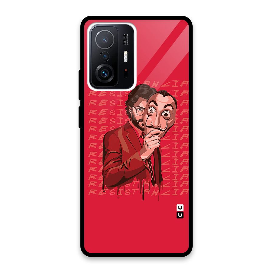 Resistancia Professor Art Glass Back Case for Xiaomi 11T Pro