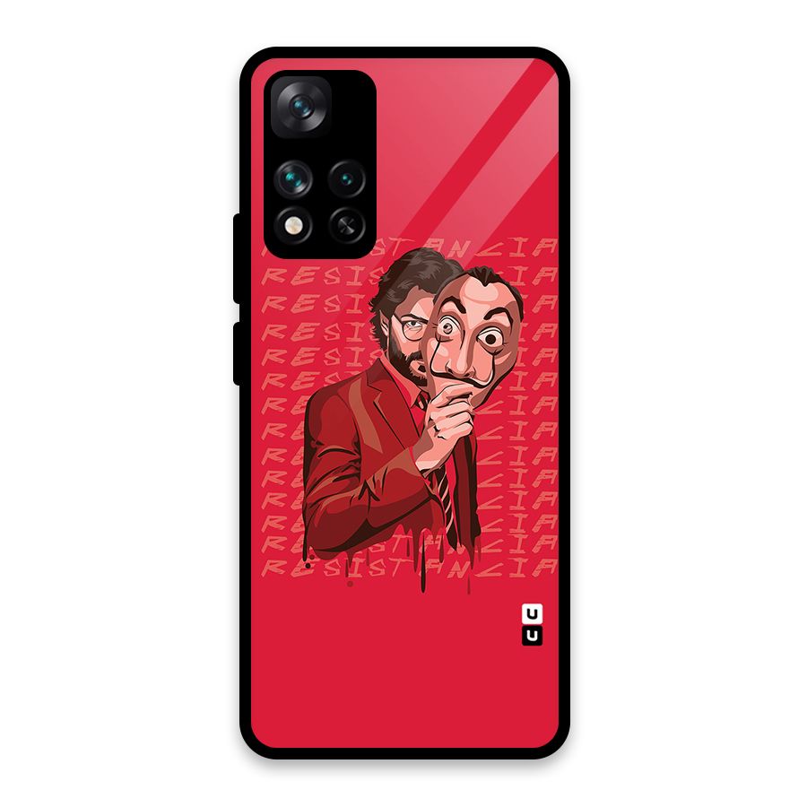 Resistancia Professor Art Glass Back Case for Xiaomi 11i HyperCharge 5G