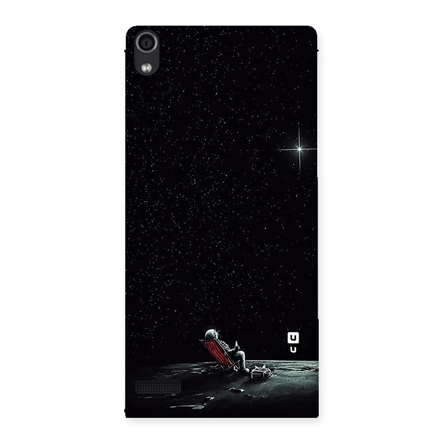 Resting Spaceman Face Back Case for Ascend P6