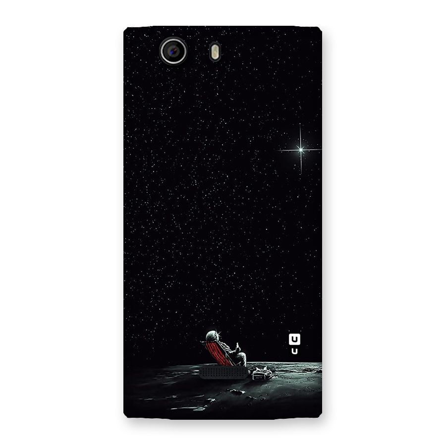 Resting Spaceman Face Back Case for Canvas Nitro 2 E311