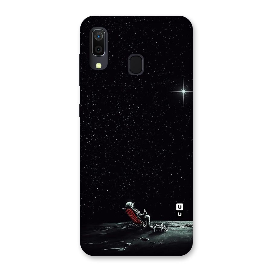 Resting Spaceman Face Back Case for Galaxy A20