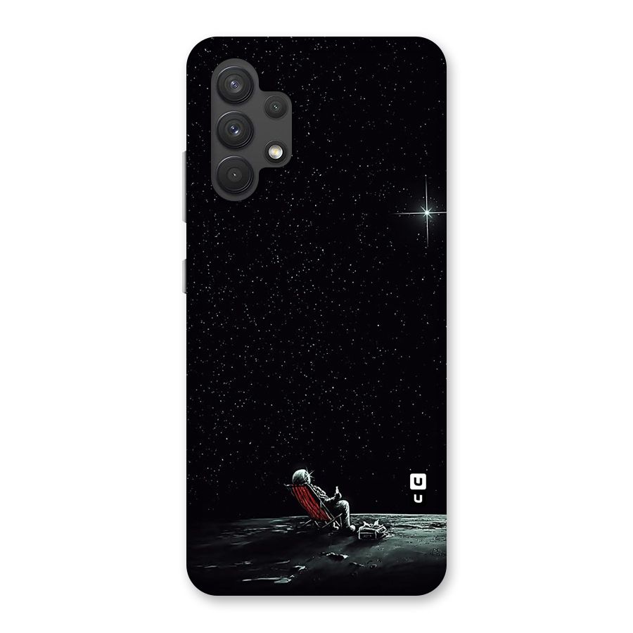 Resting Spaceman Face Back Case for Galaxy A32