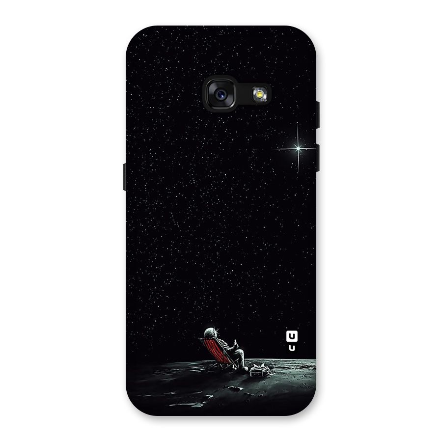 Resting Spaceman Face Back Case for Galaxy A3 (2017)
