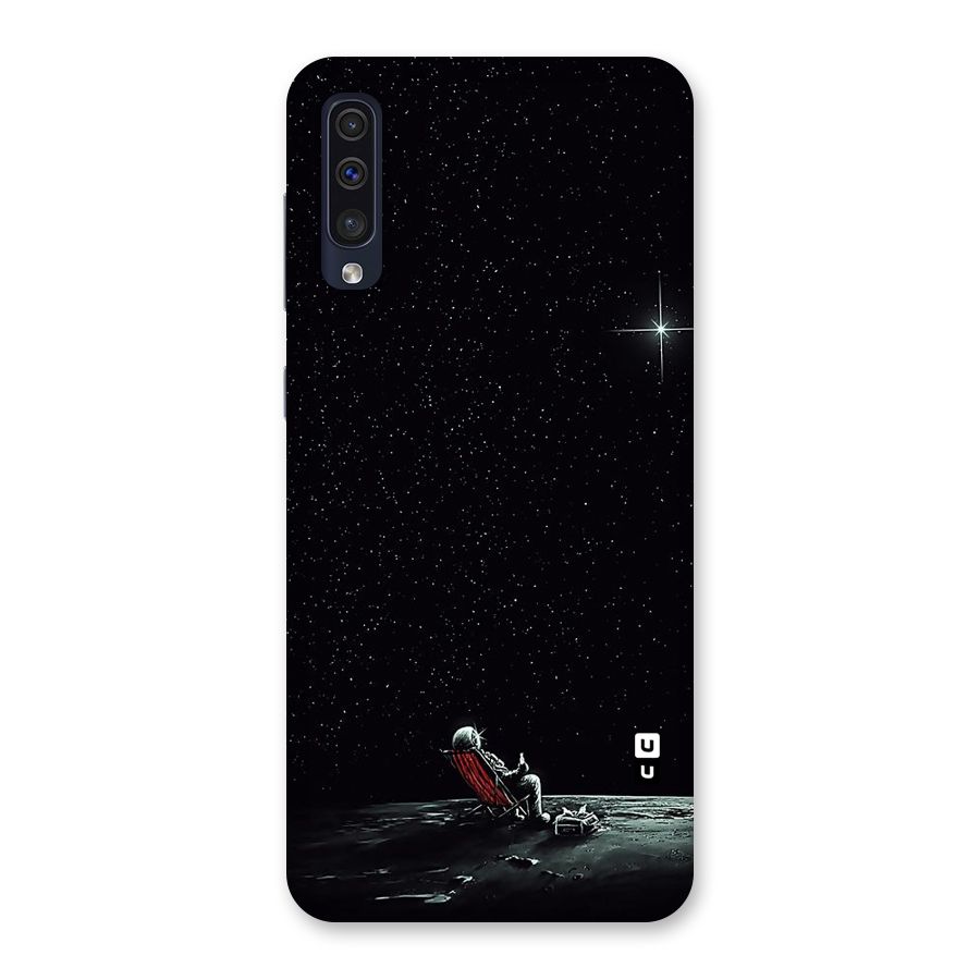 Resting Spaceman Face Back Case for Galaxy A50s