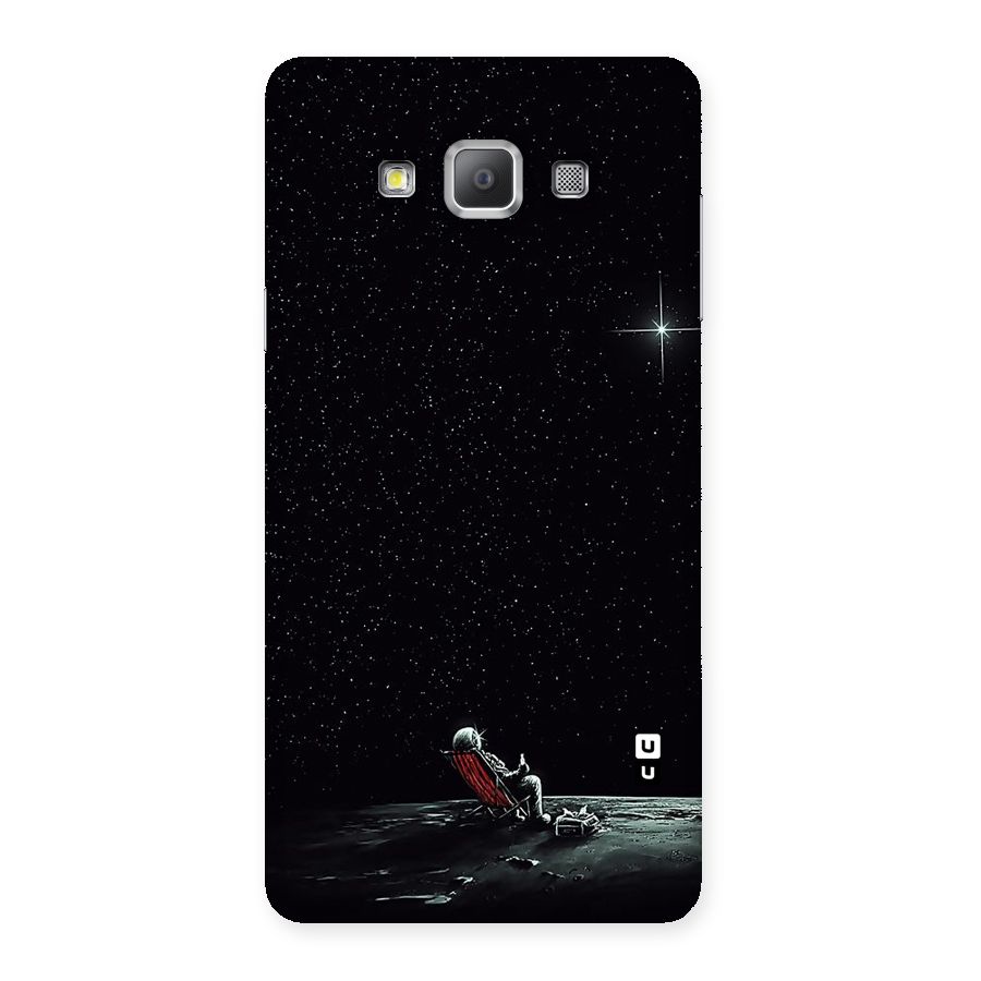 Resting Spaceman Face Back Case for Galaxy A7