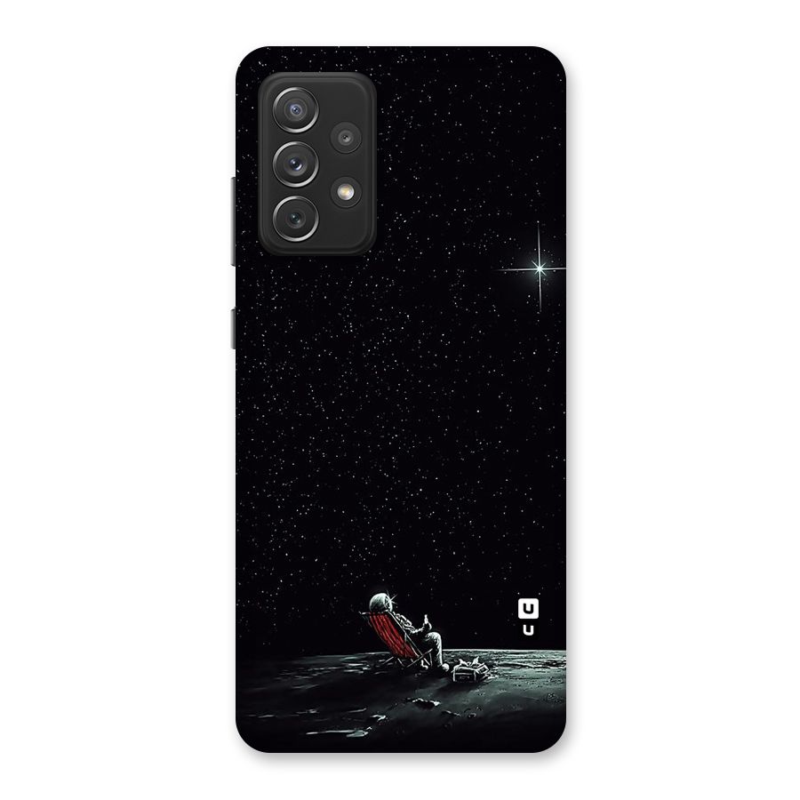 Resting Spaceman Face Back Case for Galaxy A72