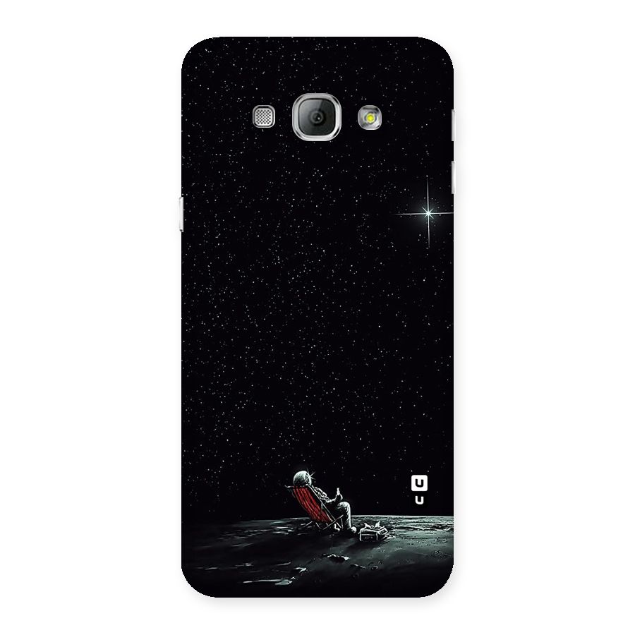 Resting Spaceman Face Back Case for Galaxy A8