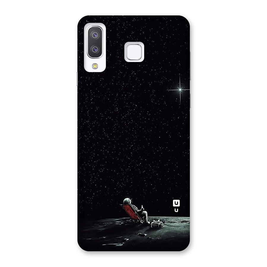 Resting Spaceman Face Back Case for Galaxy A8 Star