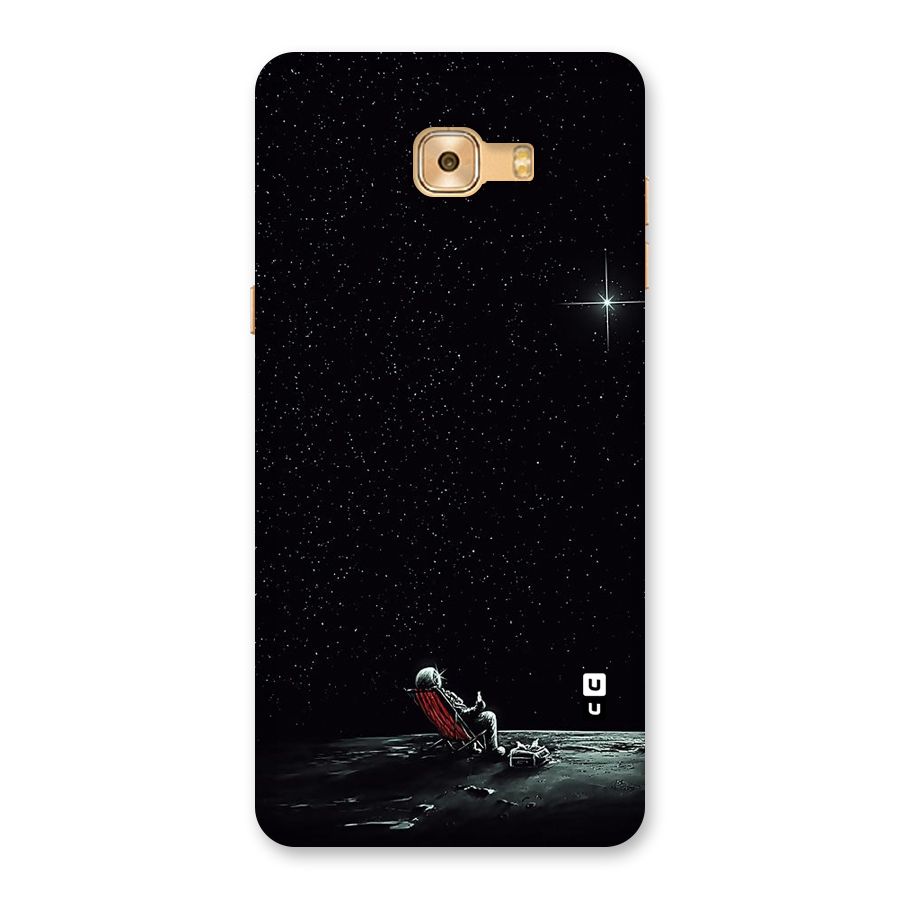 Resting Spaceman Face Back Case for Galaxy C9 Pro