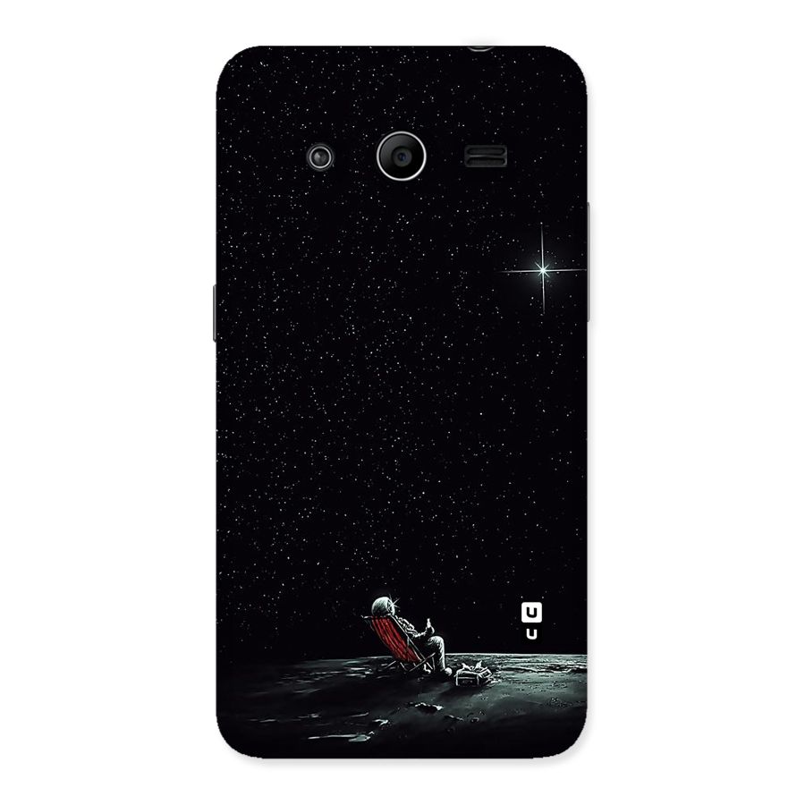 Resting Spaceman Face Back Case for Galaxy Core 2