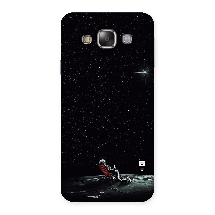 Resting Spaceman Face Back Case for Galaxy E7