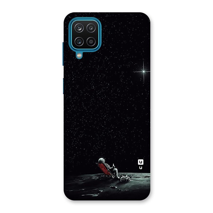 Resting Spaceman Face Back Case for Galaxy F12