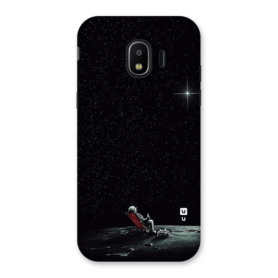Resting Spaceman Face Back Case for Galaxy J2 Pro 2018