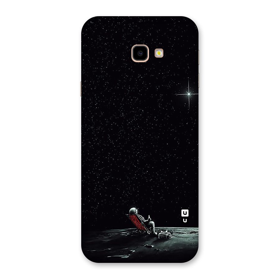 Resting Spaceman Face Back Case for Galaxy J4 Plus