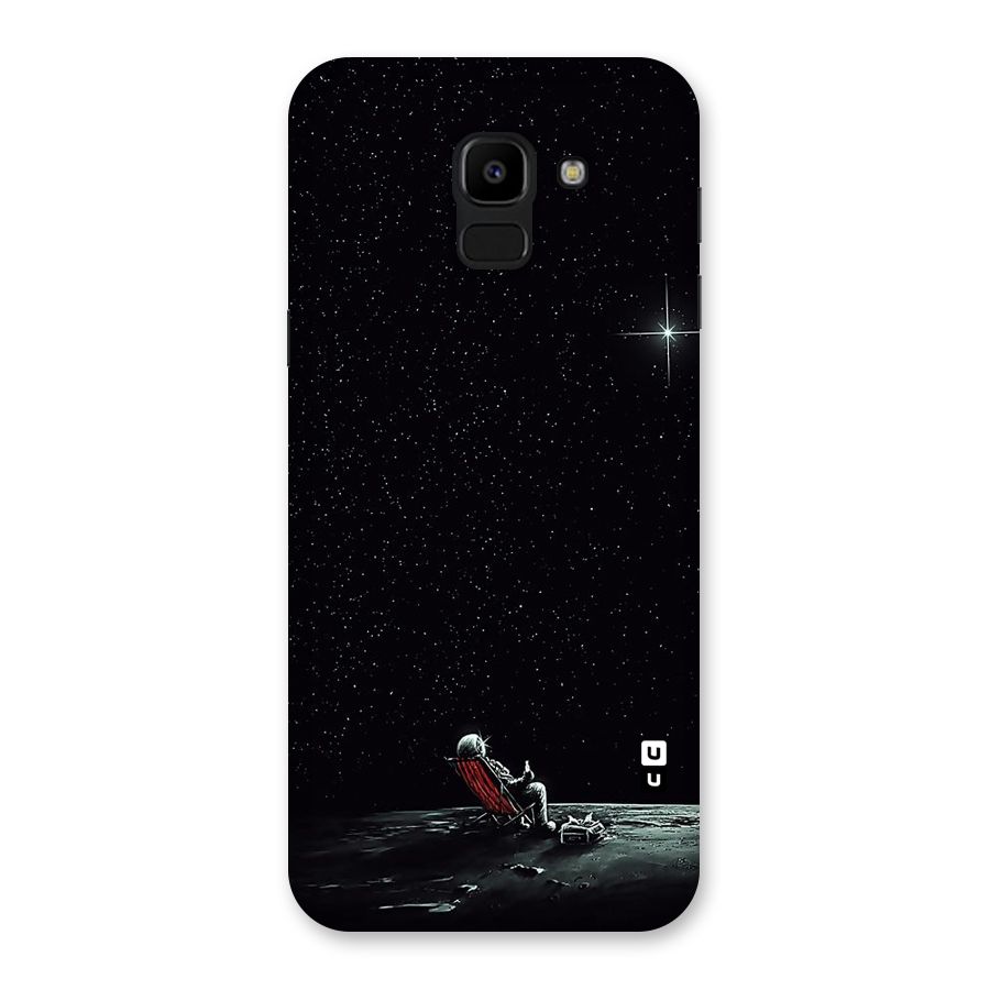 Resting Spaceman Face Back Case for Galaxy J6