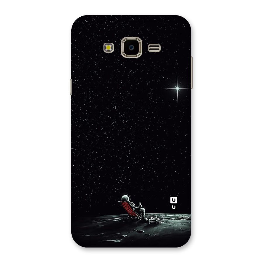 Resting Spaceman Face Back Case for Galaxy J7 Nxt