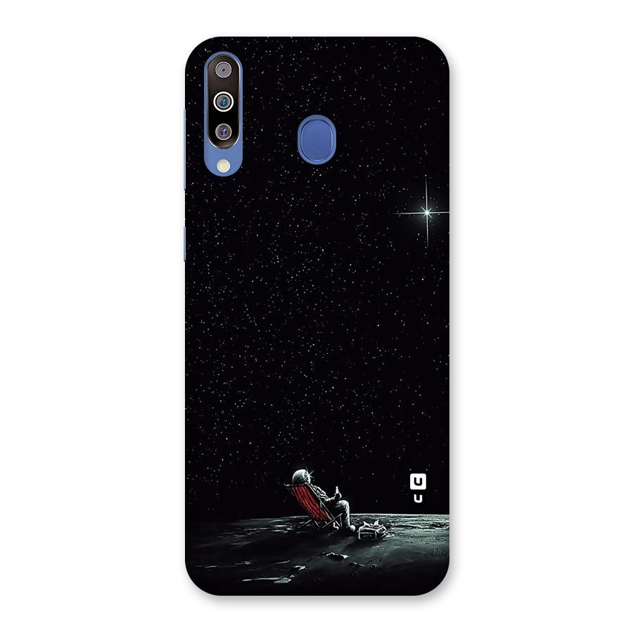 Resting Spaceman Face Back Case for Galaxy M30