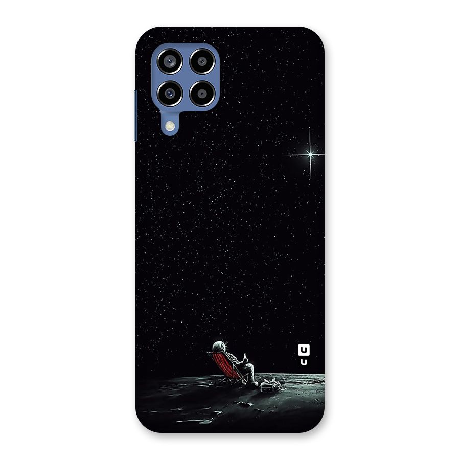 Resting Spaceman Face Back Case for Galaxy M53 5G
