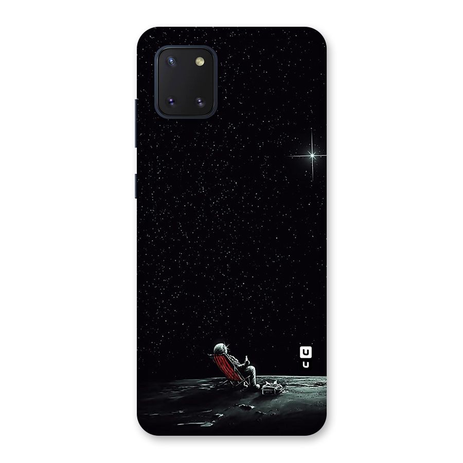 Resting Spaceman Face Back Case for Galaxy Note 10 Lite