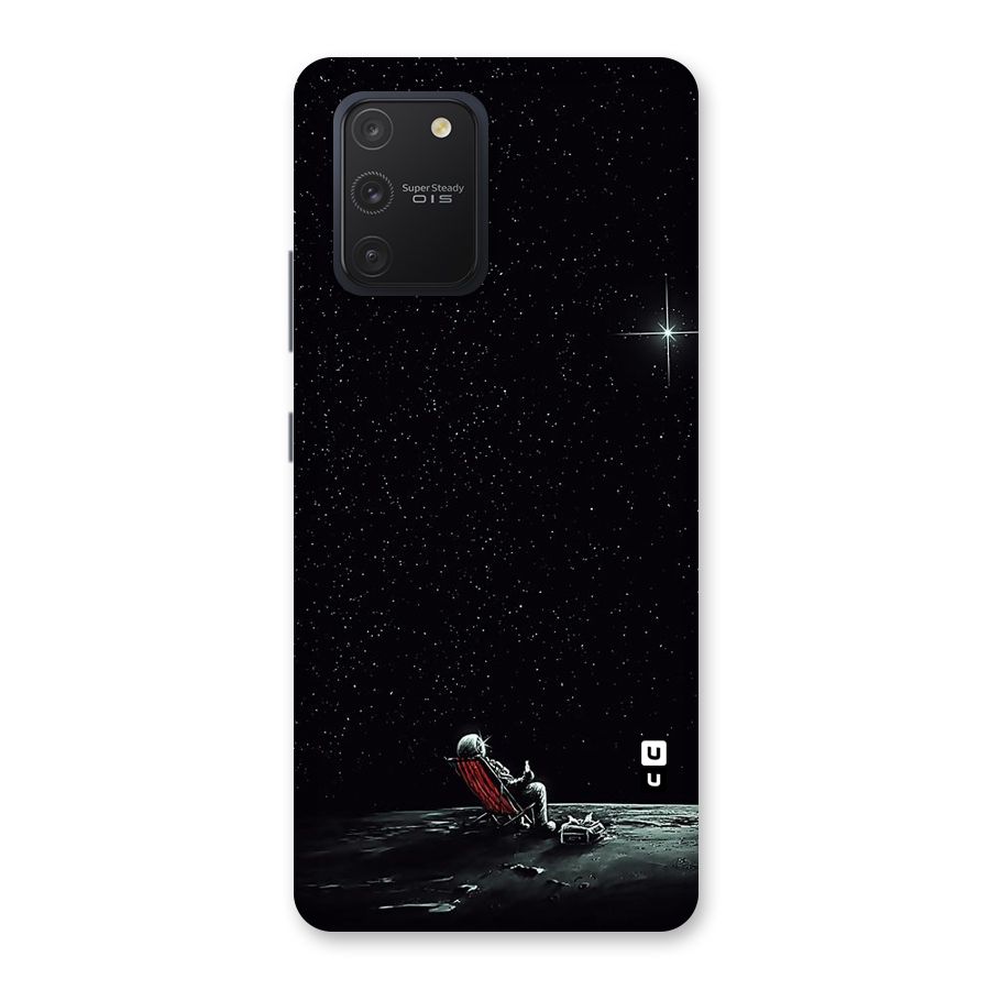Resting Spaceman Face Back Case for Galaxy S10 Lite