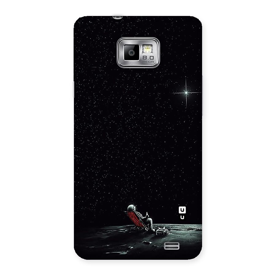 Resting Spaceman Face Back Case for Galaxy S2
