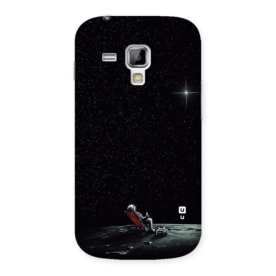 Resting Spaceman Face Back Case for Galaxy S Duos