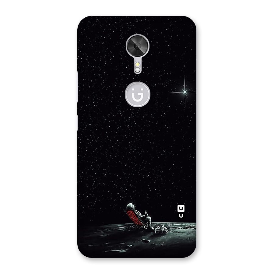 Resting Spaceman Face Back Case for Gionee A1