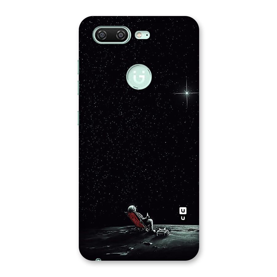 Resting Spaceman Face Back Case for Gionee S10