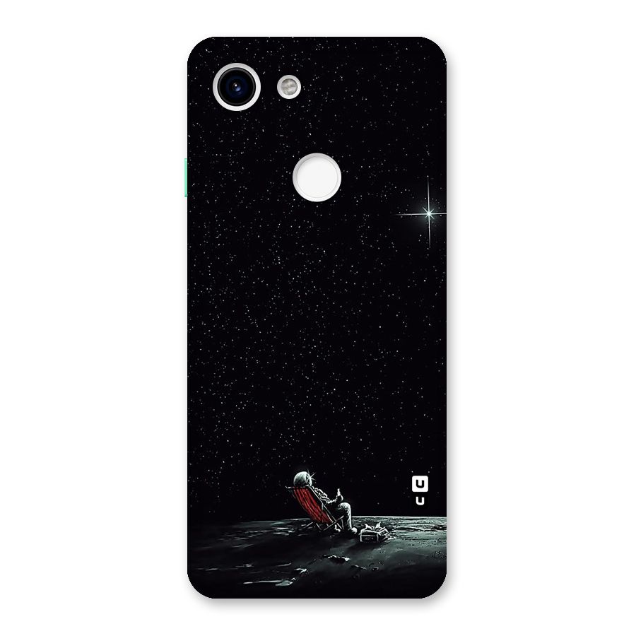 Resting Spaceman Face Back Case for Google Pixel 3